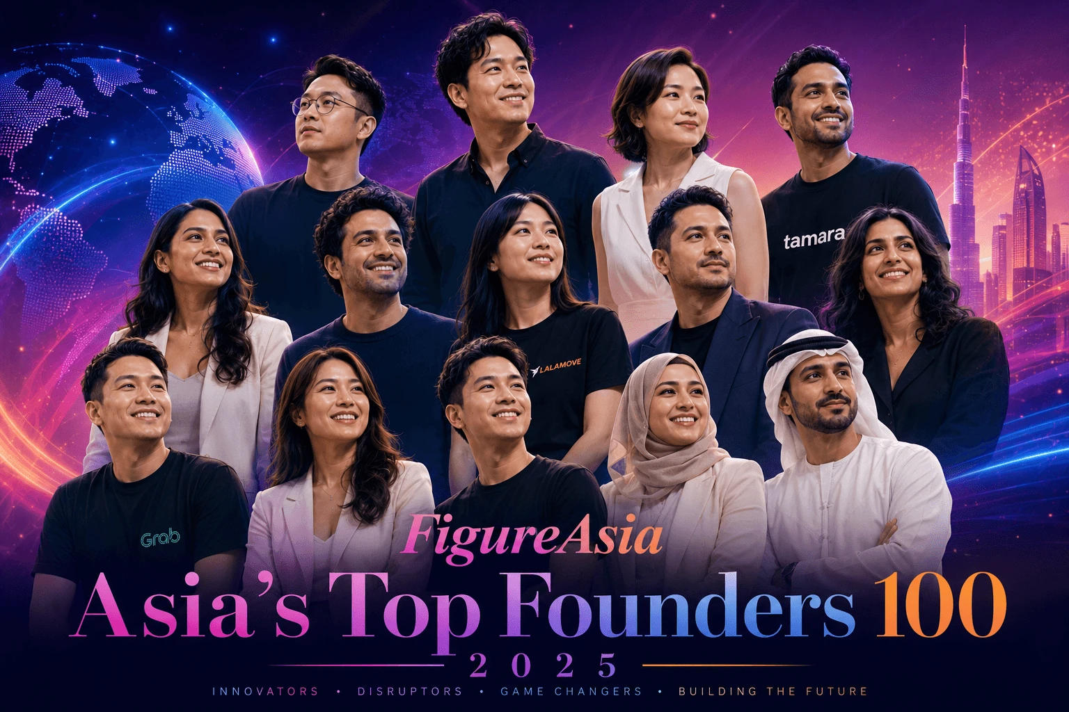 Asia's Top Founders 100 2025 banner