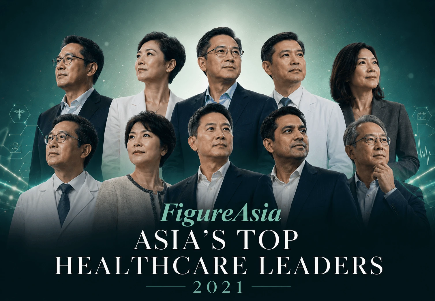 Asia's Top Healthcare Leaders 2021 banner