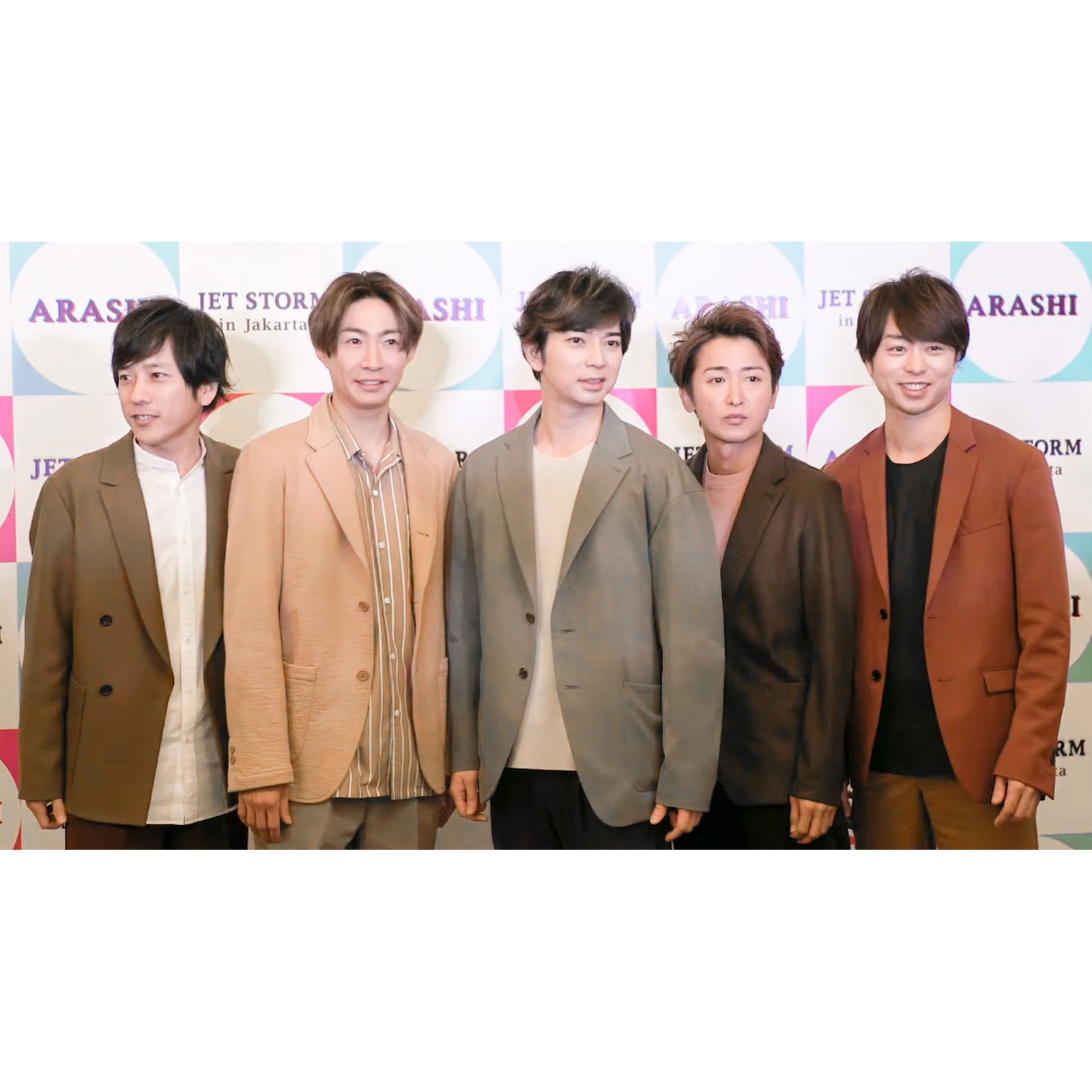 ARASHI group photograph