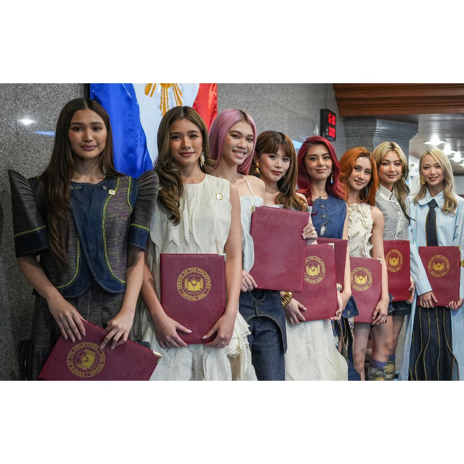 BINI group photograph