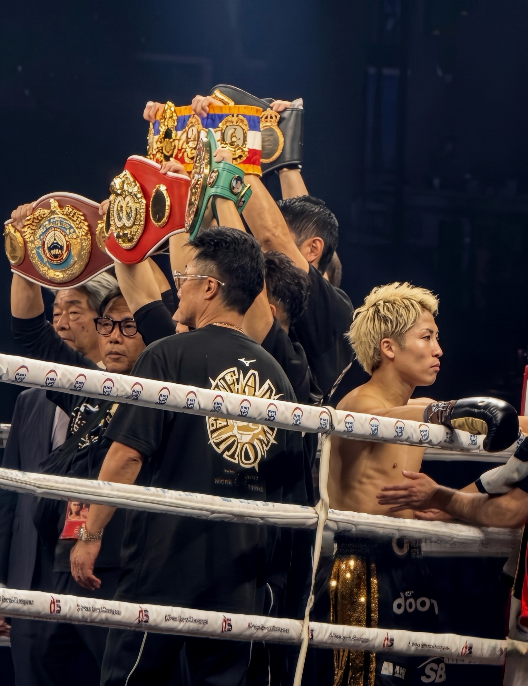 Naoya Inoue in the ring after his May 2026 bout.