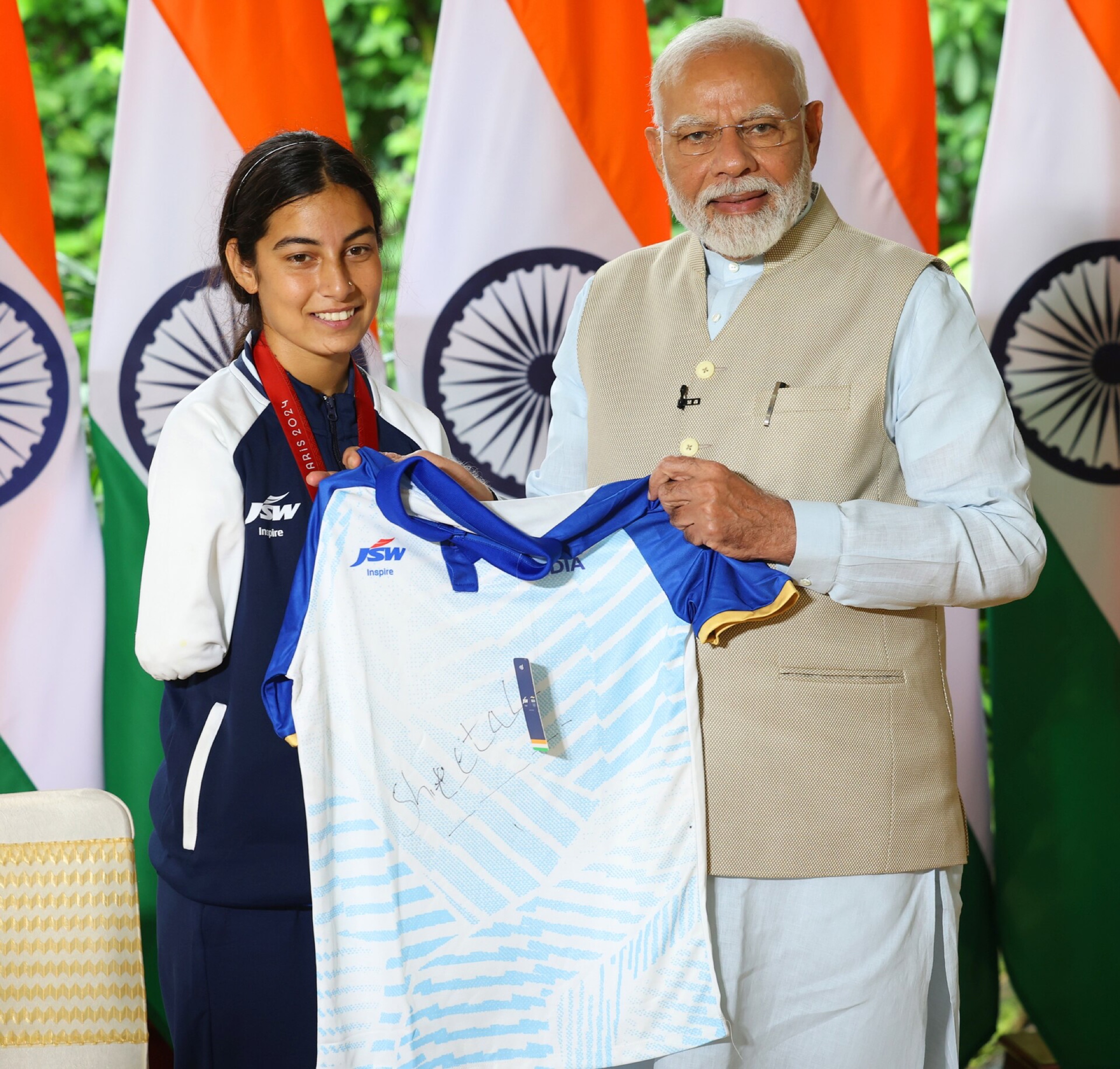 Editorial photograph of Sheetal Devi