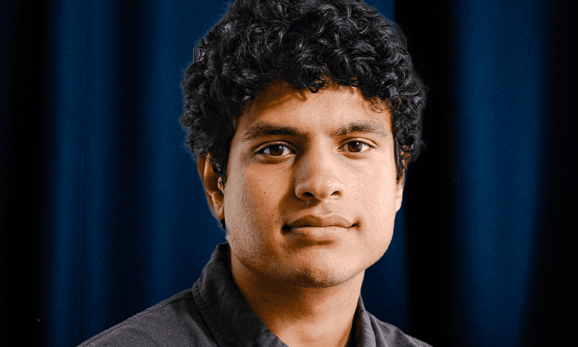Editorial portrait of Adarsh Hiremath