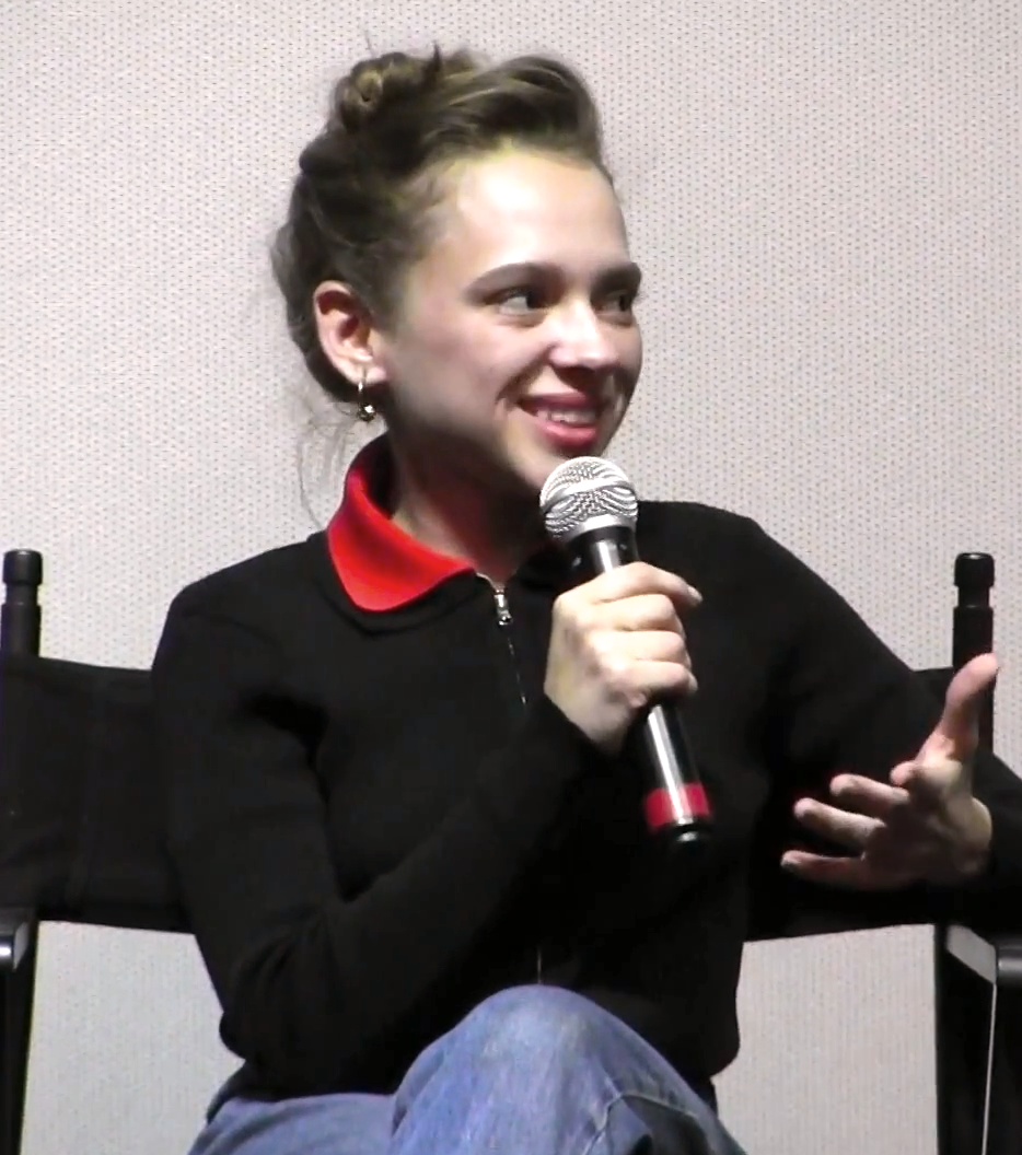 Shira Haas at an Israel Film Festival discussion in Los Angeles